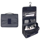 Foldable Travel Cosmetic Organizer Bag –| Multi-Compartment Toiletry & Makeup Bag