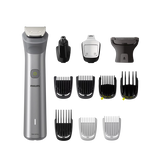 Philips 5000 Series Multi Grooming Set 10-in-1 - Face Head & Body, BeardSense Technology, Self-Sharpening Steel Blades