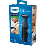 Philips Body Shaver - Dual Pre-Trimmers with Fixed Length Setting for Smooth Full-Body Grooming