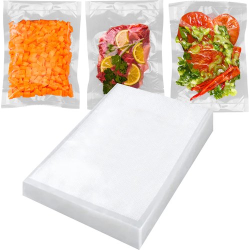 Meal Prep Set: 3L Electric Meat Chopper, 100 Vacuum Sealer Bags and 3 Glass Containers with Wooden Lids