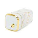 Marble Effect Salt & Pepper Shaker Set – Resin Dining Table Condiment Set