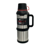 KD Vacuum Thermo Flask 3L & 4L Stainless Steel – 24 Hours Hot & Cold Silver