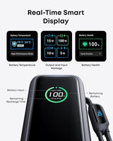 Anker Zolo Power Bank 25000mAh 165W – Built-in Retractable Cables, Fast Charging Portable Charger