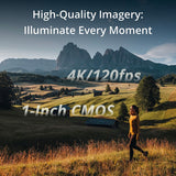 DJI Osmo Pocket 3 Creator Combo – 1-Inch CMOS, 4K/120fps, 3-Axis Stabilization, DJI Mic 2 & Wide-Angle Lens