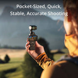 DJI Osmo Pocket 3 Creator Combo – 1-Inch CMOS, 4K/120fps, 3-Axis Stabilization, DJI Mic 2 & Wide-Angle Lens