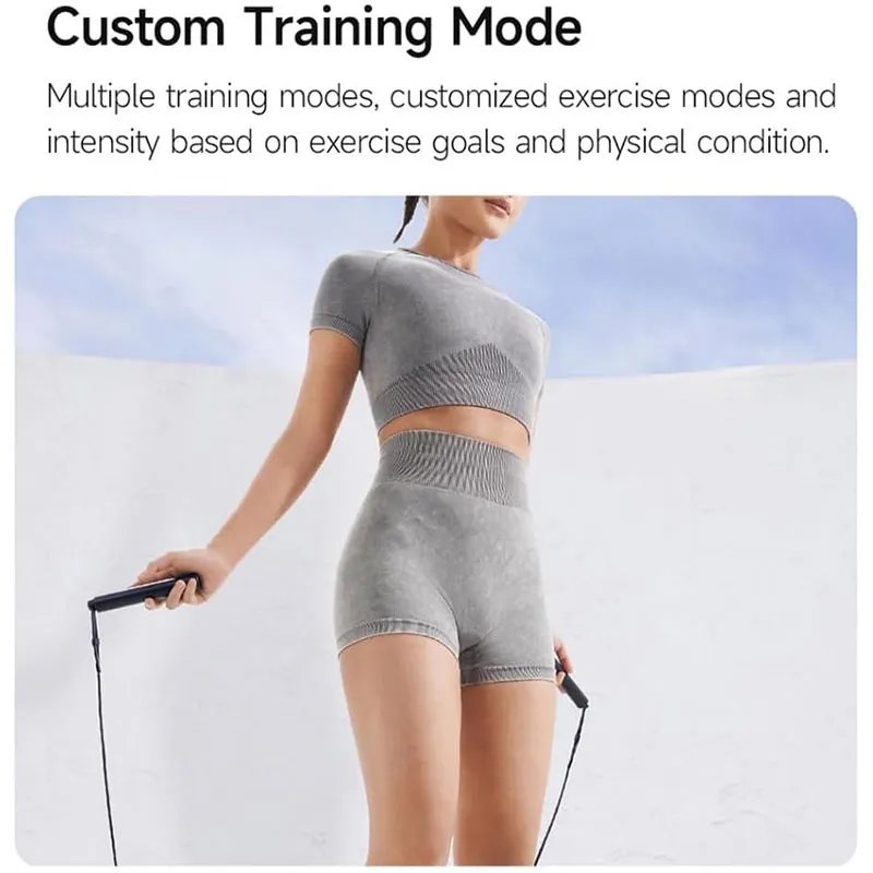 Xiaomi Smart Jump Rope – Bluetooth App, Motion Sensing, Tracks Jumps, Calories & Duration
