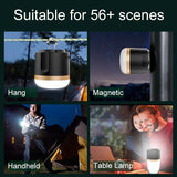 EcoFlow Camping Light – 360° Stepless Dimming, 4 Modes, SOS, Solar Compatible, Power Bank & Weatherproof