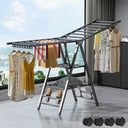 Foldable Clothes Drying Rack & Laundry Drying Rack for Indoor Outdoor Use, Cloth Drying Rack, Hanging Rack, Clothes Airer, Cloth Drying Stand, Laundry Rack