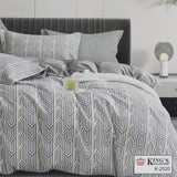 100% King Size Bedding Set Bedsheet and Quilt cover– Duvet Cover 259x220cm, Flat Sheet 279x289cm & 2 Pillowcases