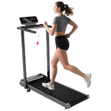 Foldable Treadmill & Walking Pad Kenya | Portable Electric Smart Treadmill with LED Screen, Anti-Skid Running Surface, Speed 1-12km/h, Home & Office Treadmill, Under Desk Walking Pad, Running Machine Kenya