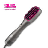 DSP 2-in-1 Ceramic Hair Straightener Brush Kenya | Ionic Straightening Brush with Wet & Dry Function, Anti-Scald, Auto Temperature Lock & Auto Shut-Off, Electric Hair Straightening Comb Kenya