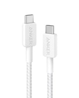 Anker 322 USB-C to USB-C Cable 6ft | 60W Nylon Braided Charging Cable