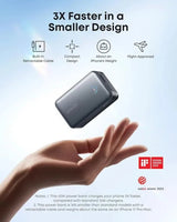 Anker Nano Power Bank 10000mAh 45W | Built-In Retractable USB-C Cable Power Bank