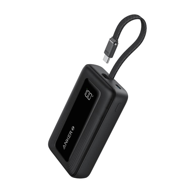 Anker Zolo 20000mAh Power Bank 30W | Built-In USB-C Cable Fast Charging Power Bank
