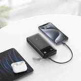 Anker 20000mAh 30W Power Bank | Built-In USB-C Lanyard Cable High Speed Power Bank
