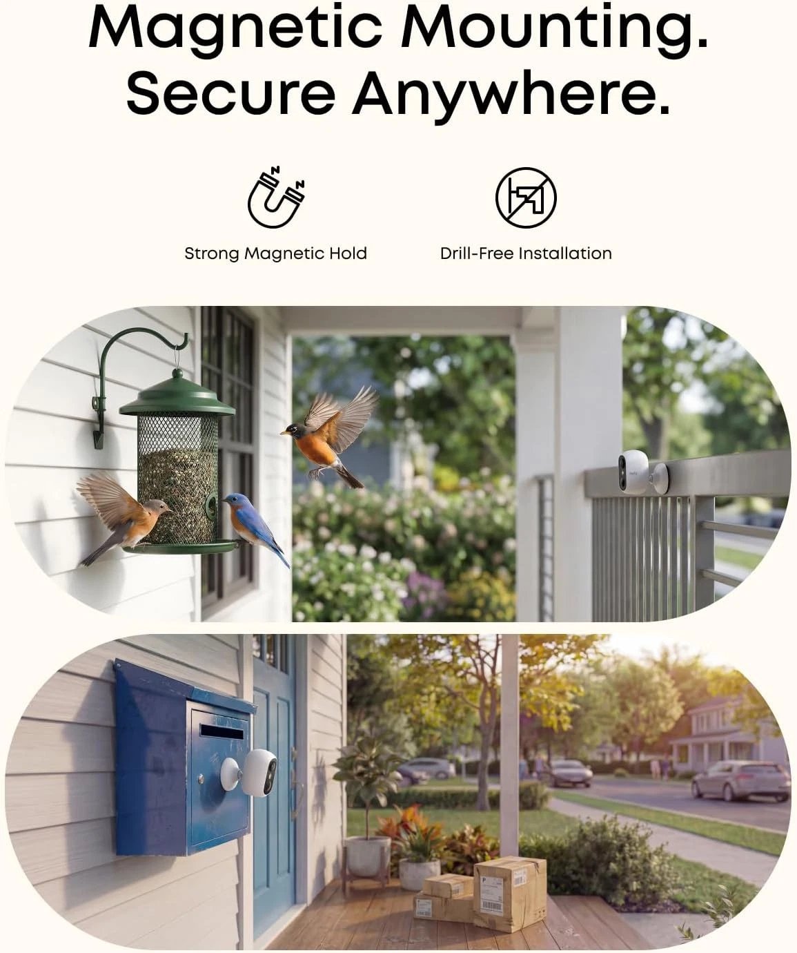 Eufy eufyCam C35 Wireless Security Camera | Indoor & Outdoor IP67 Color Night Vision Camera with AI Detection & Local Storage