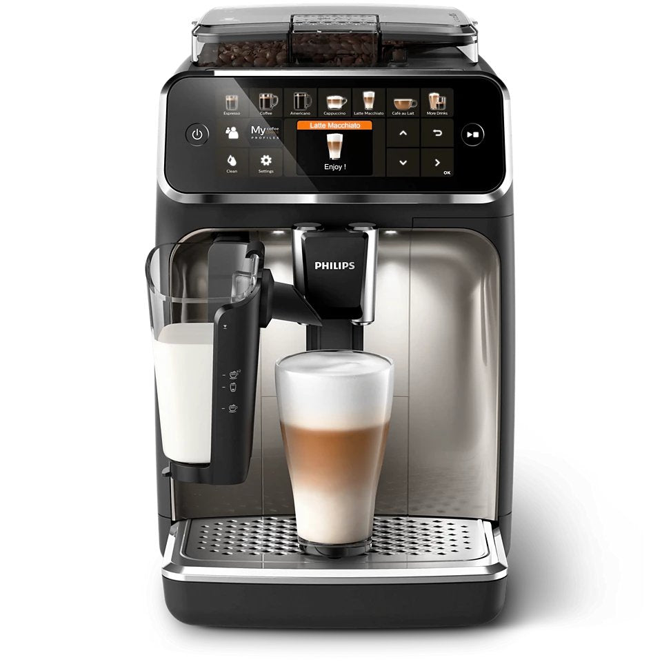 Philips 5400 Series Fully Automatic Espresso Machine | LatteGo, 12 Beverages & AquaClean Filter