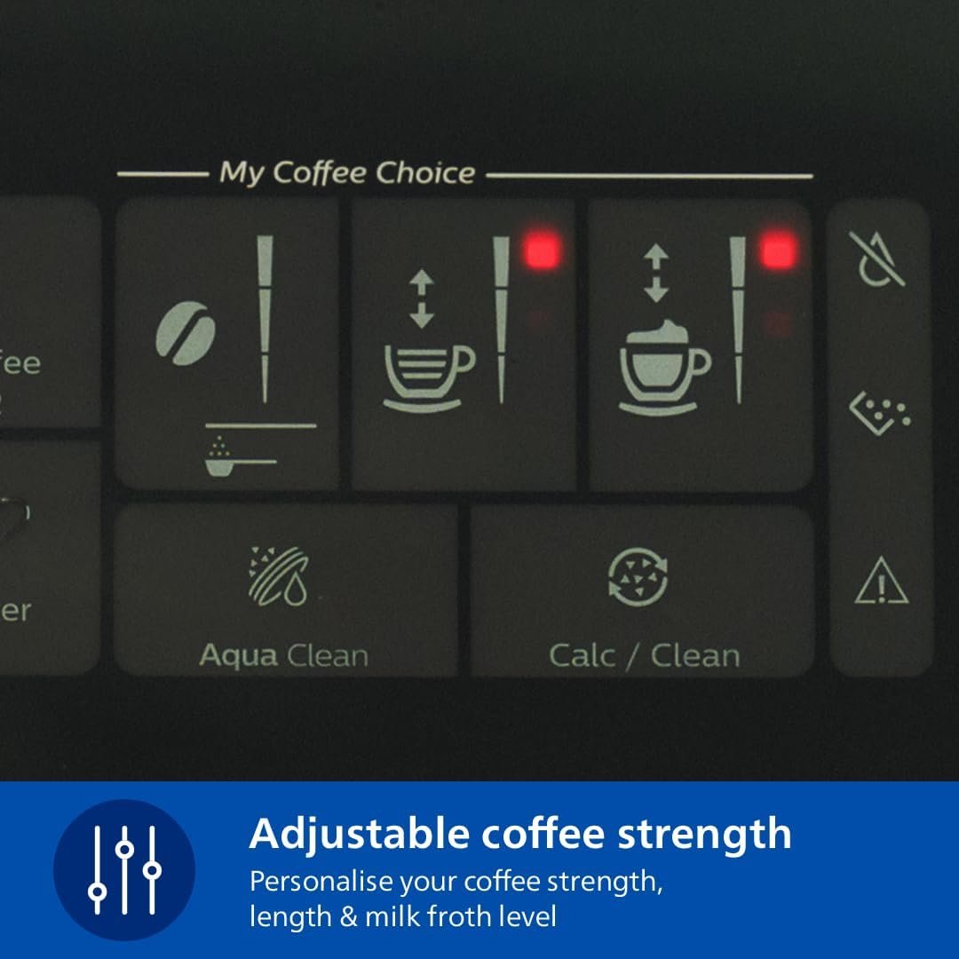 Philips 3300 Series Fully Automatic Coffee Machine | LatteGo, SilentBrew & Coloured Touch Display