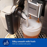 Philips 3300 Series Fully Automatic Coffee Machine | LatteGo, SilentBrew & Coloured Touch Display