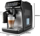 Philips 3200 Series Fully Automatic Espresso Machine | LatteGo, SilentBrew, AquaClean & Touch Display