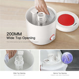 Deerma F300 Ultrasonic Humidifier Manual Air Purifier Rotatable Mist Nozzle Quiet Operation with Activated Carbon Filter for Home & Office (2.5L) White