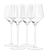 Danny Home Wine Glass Set of 4 | 420ml Large Crystal Red Wine Glasses