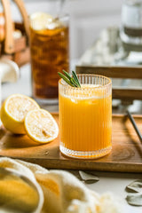 Danny Home Ribbed Glass Cups Set – Vintage Origami Drinking Glasses & Glassware for Whisky, Cocktails & Iced Coffee