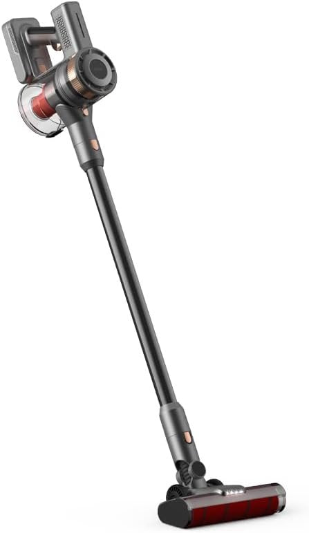 Deerma VC80 Cordless Handheld Vacuum Cleaner 25Kpa Powerful Suction Smart Screen Display 55m Long Battery Life | 1+3 Brush Head | Power Core Micro 6 High-Speed | Double Filter Element |- Black