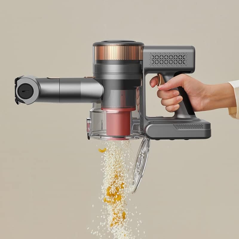Deerma VC80 Cordless Handheld Vacuum Cleaner 25Kpa Powerful Suction Smart Screen Display 55m Long Battery Life | 1+3 Brush Head | Power Core Micro 6 High-Speed | Double Filter Element |- Black