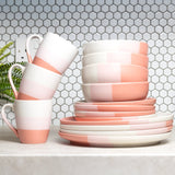 16pcs / 24pcs Ceramic Dinner Set – Plates, Bowls & Cups