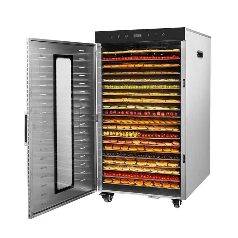 Stainless Steel Food Dehydrator Machine – Fruit, Vegetable, Meat & Herb Dryer with Temperature Control, 6 to 18 Trays