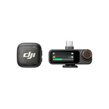 DJI Mic 3 Wireless Microphone – 32-bit Float Lavalier Mic, 400m Range, Timecode, Noise Cancellation (1 TX + 1 RX)