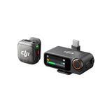 DJI Mic 3 Wireless Microphone – 32-bit Float Lavalier Mic, 400m Range, Timecode, Noise Cancellation (1 TX + 1 RX)