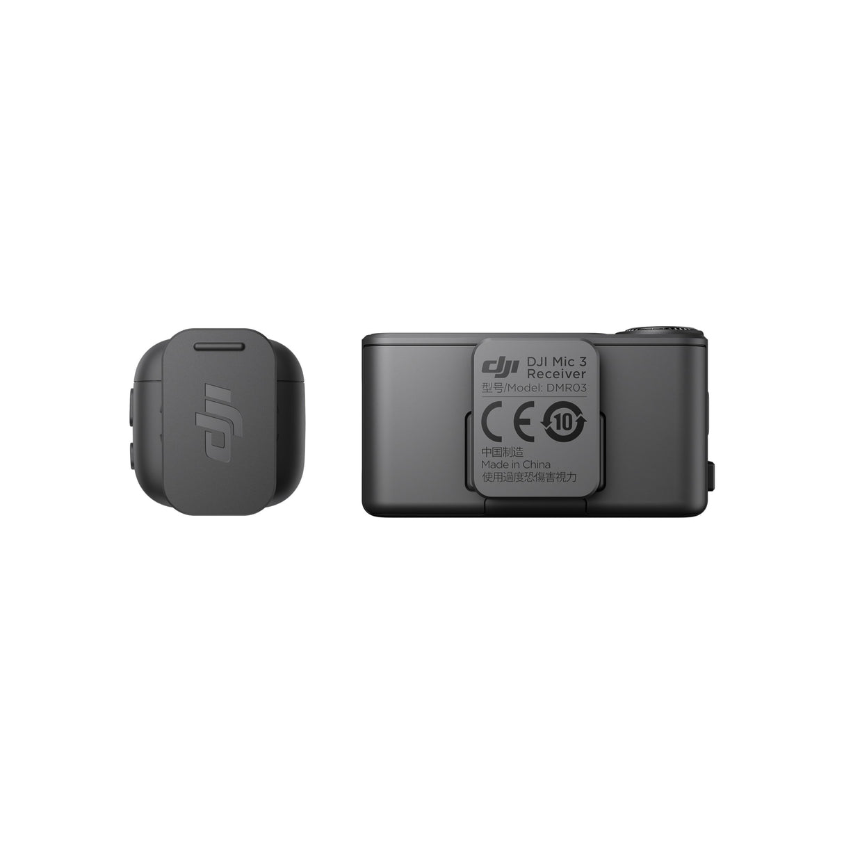 DJI Mic 3 Wireless Microphone – 32-bit Float Lavalier Mic, 400m Range, Timecode, Noise Cancellation (1 TX + 1 RX)