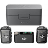 DJI Mic Mini 2 Wireless Microphone – Lavalier Mic System with Charging Case, Noise Cancellation (1 TX + 1 RX)