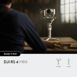 DJI RS 4 Mini Gimbal Stabiliser – 2kg Payload, 3-Axis Camera Stabiliser for Mirrorless, Vertical Shooting