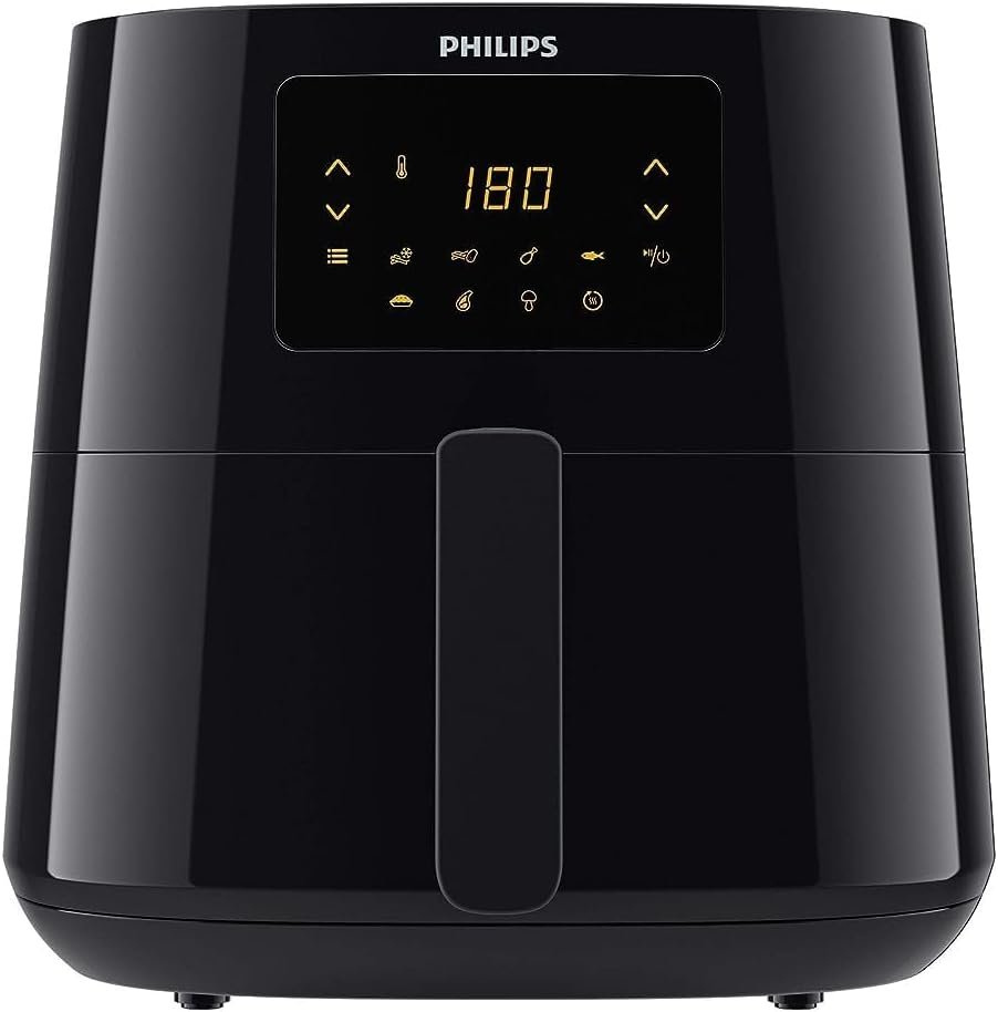 Philips Essential Air Fryer XL 6.2L Airfryer - 90% Less Fat, Touchscreen, 7 Presets, Keep Warm, Fry Bake Grill Roast Reheat