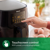 Philips Essential Air Fryer XL 6.2L Airfryer - 90% Less Fat, Touchscreen, 7 Presets, Keep Warm, Fry Bake Grill Roast Reheat