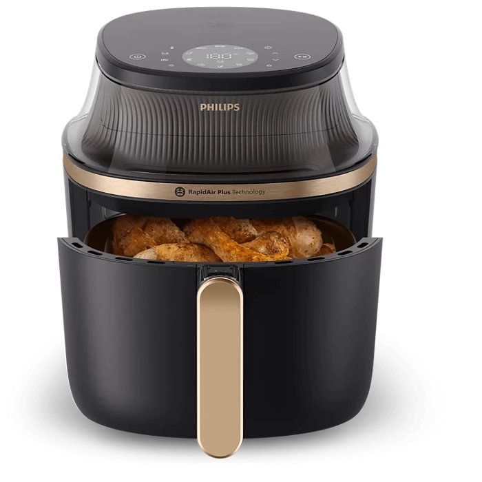 Philips 3000 Series Air Fryer 4.2L Airfryer - 1400W, 16 Functions, Touchscreen, Cooking Window, RapidAir Plus