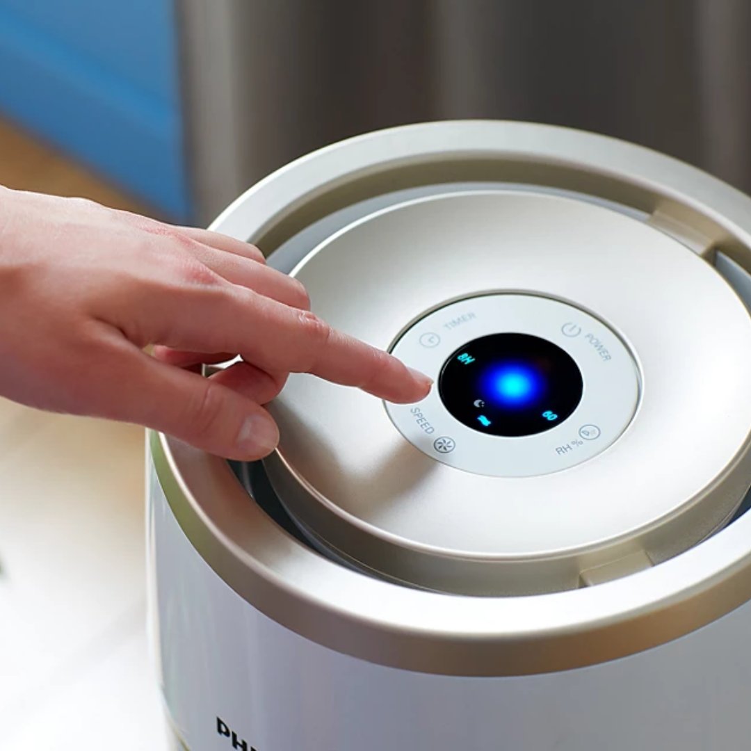 Philips 2000 Series Air Humidifier - NanoCloud Technology, Humidifies up to 35m2, 99% Less Bacteria, Sleep Mode