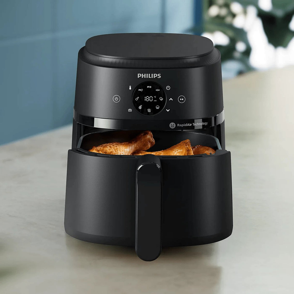 Philips 2000 Series Air Fryer 4.2L Airfryer - 1500W, Touchscreen, Cooking Window, Rapid Air, Healthy Less-Oil Frying
