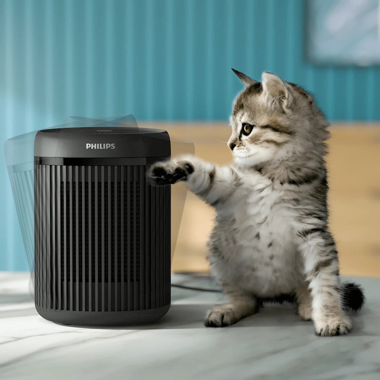 Philips 2000 Series Ceramic Fan Heater 1500W - Rapid 2-Second Heating, Ultra-Quiet, 5 Modes, Portable Room Heater