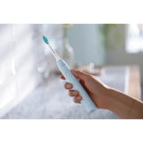 Philips 2100 Series Sonic Electric Toothbrush - Quadpacer & Smart Timer, 3x Better Plaque Removal, Ergonomic Design