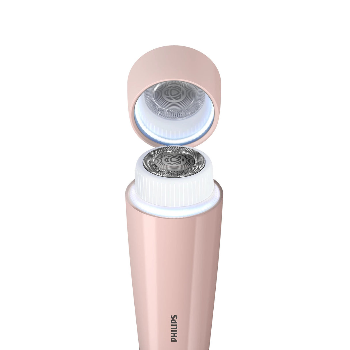 Philips 5000 Series Facial Hair Remover - For Upper Lip Chin & Cheeks, Built-In Mirror & LED Light, Self-Sharpening