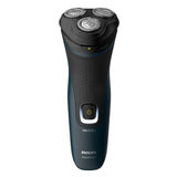 Philips 1000 Series Wet & Dry Electric Shaver - ComfortCut Blades, 3D Floating Heads, One-Touch Cleaning, 40 Min Cordless