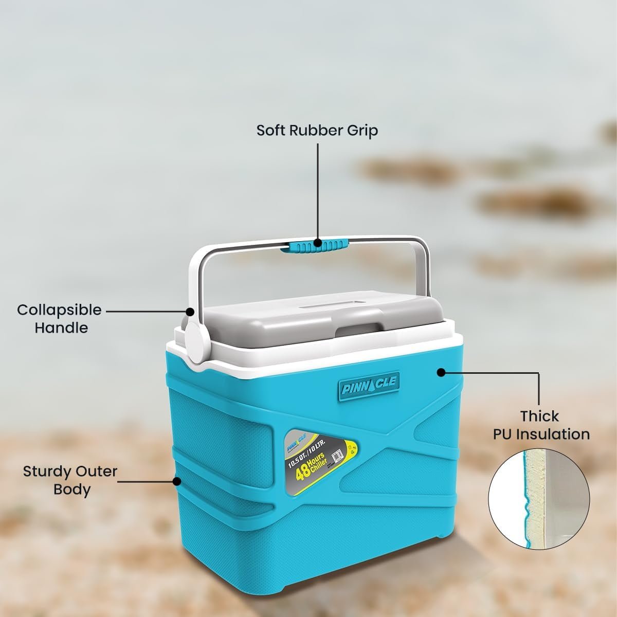 Pinnacle Pasco Cooler Box – Insulated Ice Box (10L & 30L)