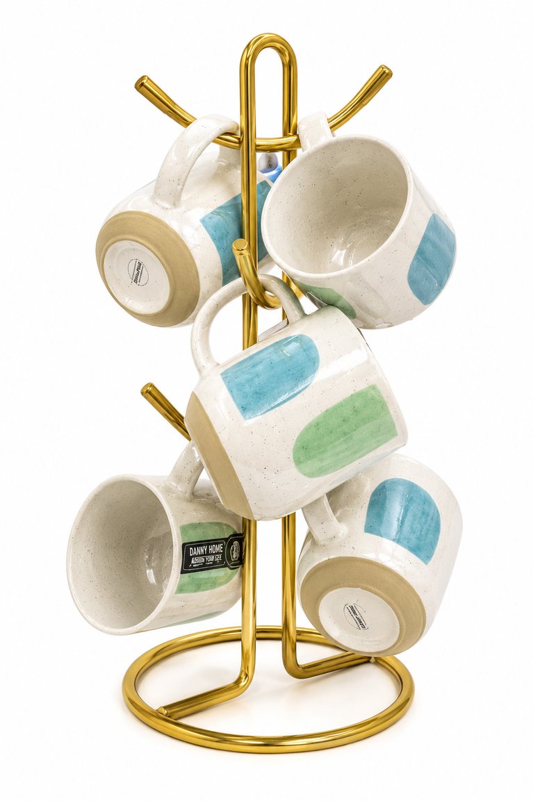 Danny Home porcelain mug showing its glazed finish and looped handle