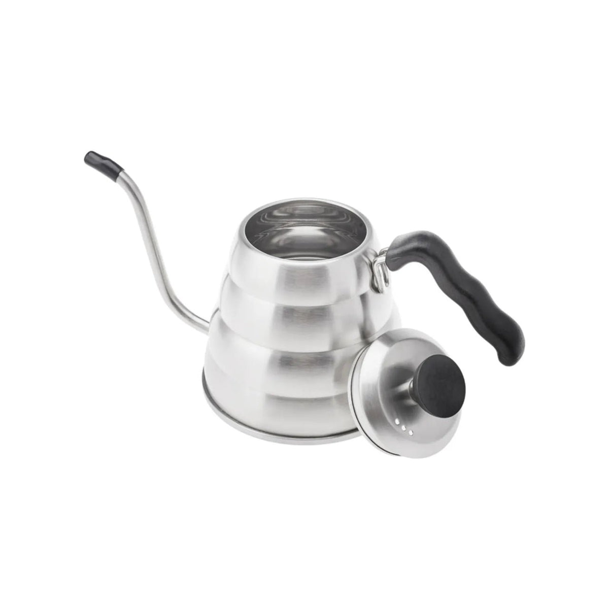 Gooseneck Kettle 1.2L with Built-In Thermometer, Stainless Steel Pour Over Coffee Kettle and Tea Pot, Induction, Gas and Fire Safe
