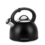 HausRoland Whistling Kettle 3.5L Stainless Steel, Stovetop Tea Kettle with 3-Layer Copper Base for Fast Boiling, Induction, Zinc Alloy Handle