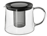 Danny Home Glass Teapot 1.5L with Stainless Steel Sieve | Heat Resistant Borosilicate Tea Pot with Infuser